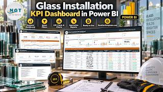 Glass Installation KPI Dashboard in Power BI