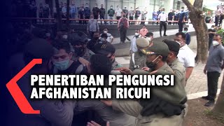 Penertiban Pengungsi Afghanistan Ricuh di Kota Medan Ricuh
