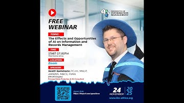 The Effects and Opportunities of AI on Information and Records Management