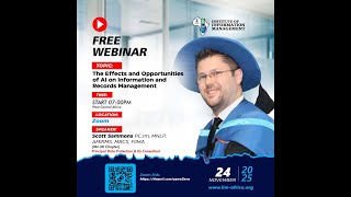 The Effects and Opportunities of AI on Information and Records Management