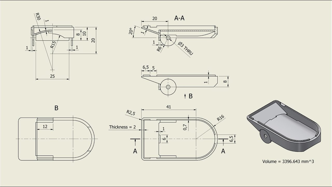 Tutorial Inventor - 652 MOBILE CLAMP - YouTube