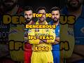top ten dengerous ipl team logo #cricketshorts #ipl