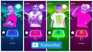 Tiles Hop - Like Nastya 🆚 Vlad and Niki 🆚  🎶 Tiles hop EDM Rush. Nastya Family ❤️🎉❤️ screenshot 2