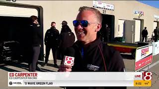 Ed Carpenter racing in his 18th Indy 500