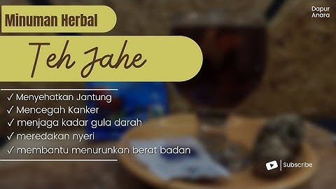 5 MENIT AMPUH❗TEH JAHE HANGAT || CEPAT ATASI FLU, BATUK DAN RADANG TENGGOROKAN