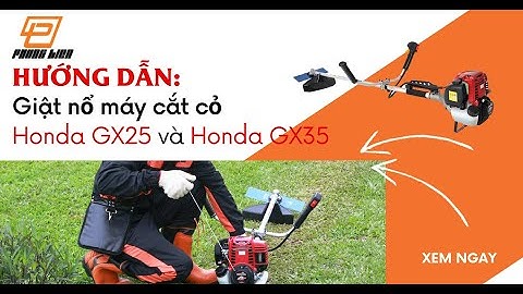 Hướng dẫn giật nổ máy cắt cỏ Honda GX25 và Honda GX35