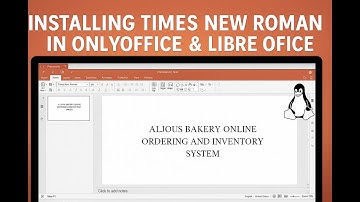 How to Install Times New Roman Font in OnlyOffice & LibreOffice (Linux/Ubuntu)"