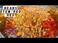 How to make Beans stew | Ghana Red Red