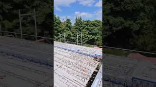 Flachdacharbeiten an einem Bungalow in Peine, ausgeführt von Haki Bau.