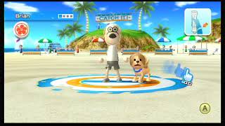 Brian Griffin plays Wii Sports Resort with another dog.