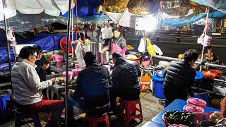 Потрясающее мастерство!! Корейский традиционный рынок Сумасшедшая скорость Мастер уличной еды BEST7
