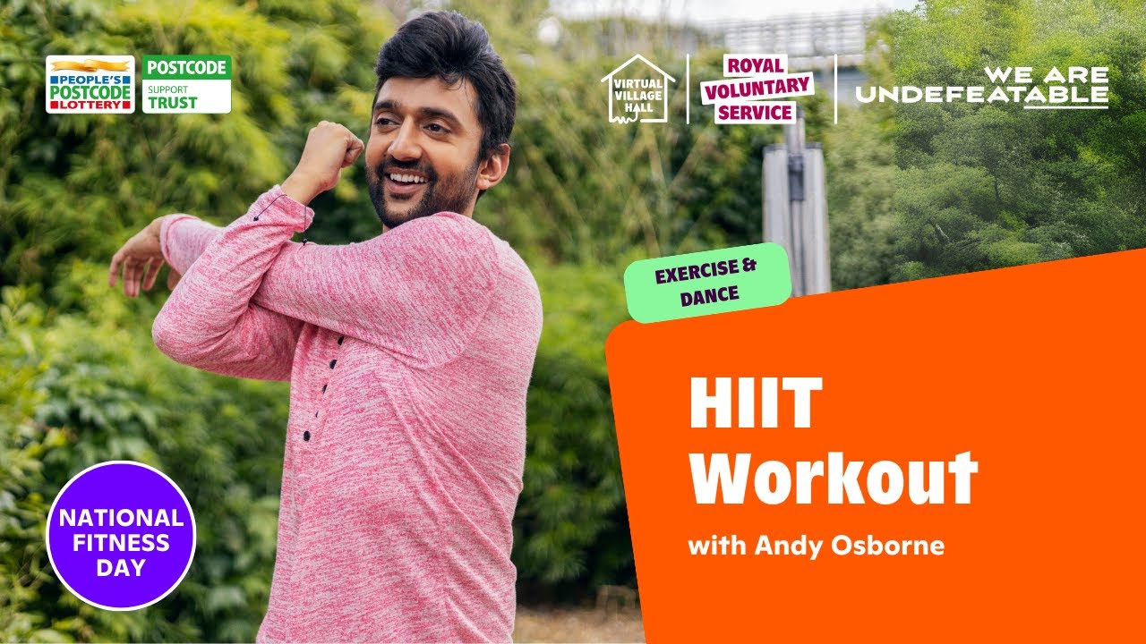 30 min HIIT Workout at Home with Andy Osborne | National Fitness Day ...