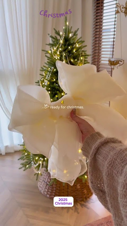 #christmas  Hacks 201--How to Make an Elegant Bow ?#decoration #christmastree #decor #xmas