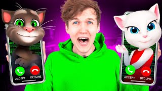 TALKING TOM vs TALKING ANGELA!? (TALKING TOM GOLD RUN!)