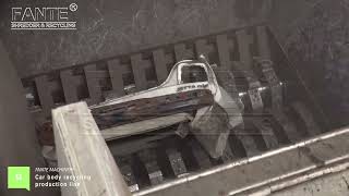 Download Lagu Scrap Car Shredding Machine/Car Body Crushing/Metal Scrap Recycling Machine MP3