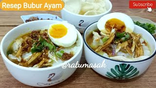 Resep Bubur Ayam Simple Dan Sedap  Chicken Porridge