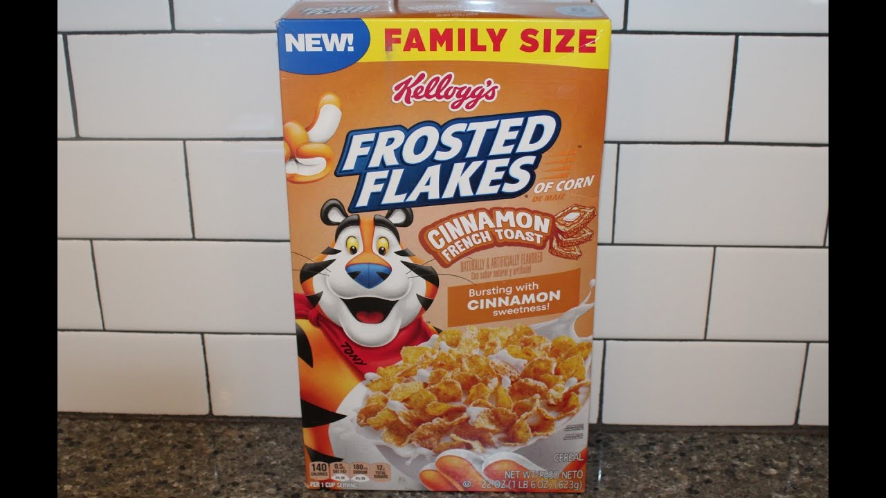 Sweet, Toasty frosted flakes of corn