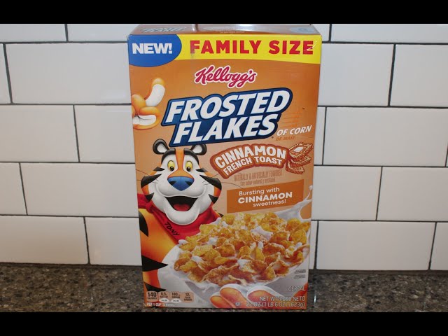 Frosted Flakes Breakfast Cereal, Cinnamon French Toast 13 Oz, Cereal
