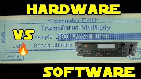 Emu hardware sampler vs Software ! What I think about ? MMORPH &  Zynaptiq Morph