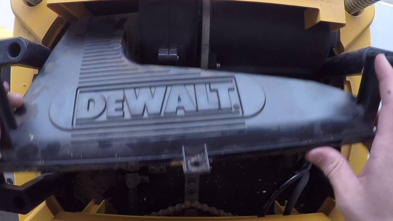 DEWALT PLANER BLADE REPLACEMENT DW735 YouTube