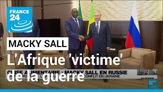 Macky Sall en Russie : 