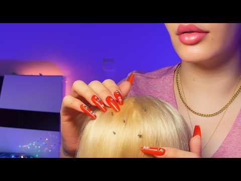 ASMR Bugs Plucking🐜🪲, Scalp Check for Bugs, ASMR Bugs Removal, 2 ver(whisper & no whisper)
