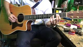 Lại là Taylor seri 8 810ce - guitarist Hai anh vien tại binhdao guitar workshop