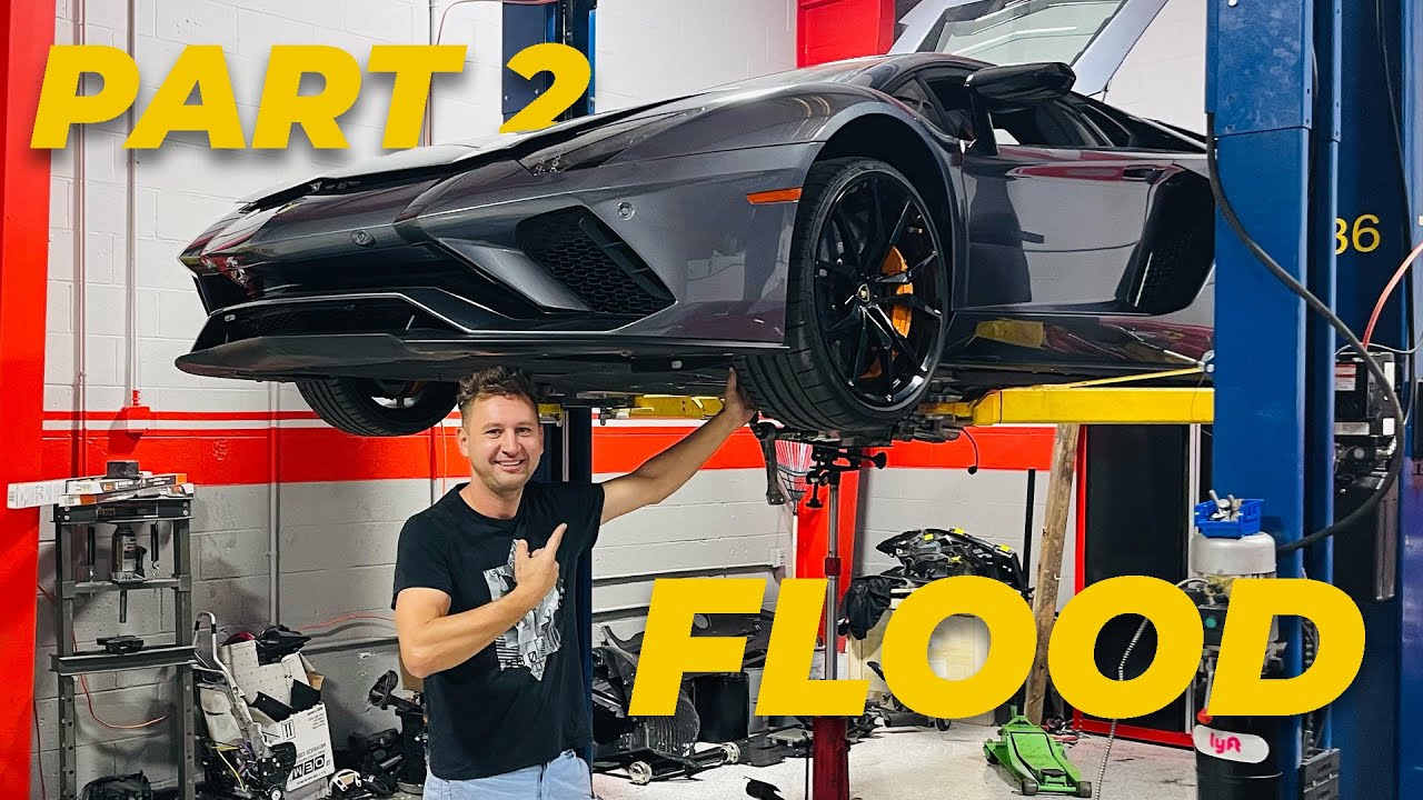 STARTED FLOODED LAMBORGHINI AVENTADOR S | PART 2