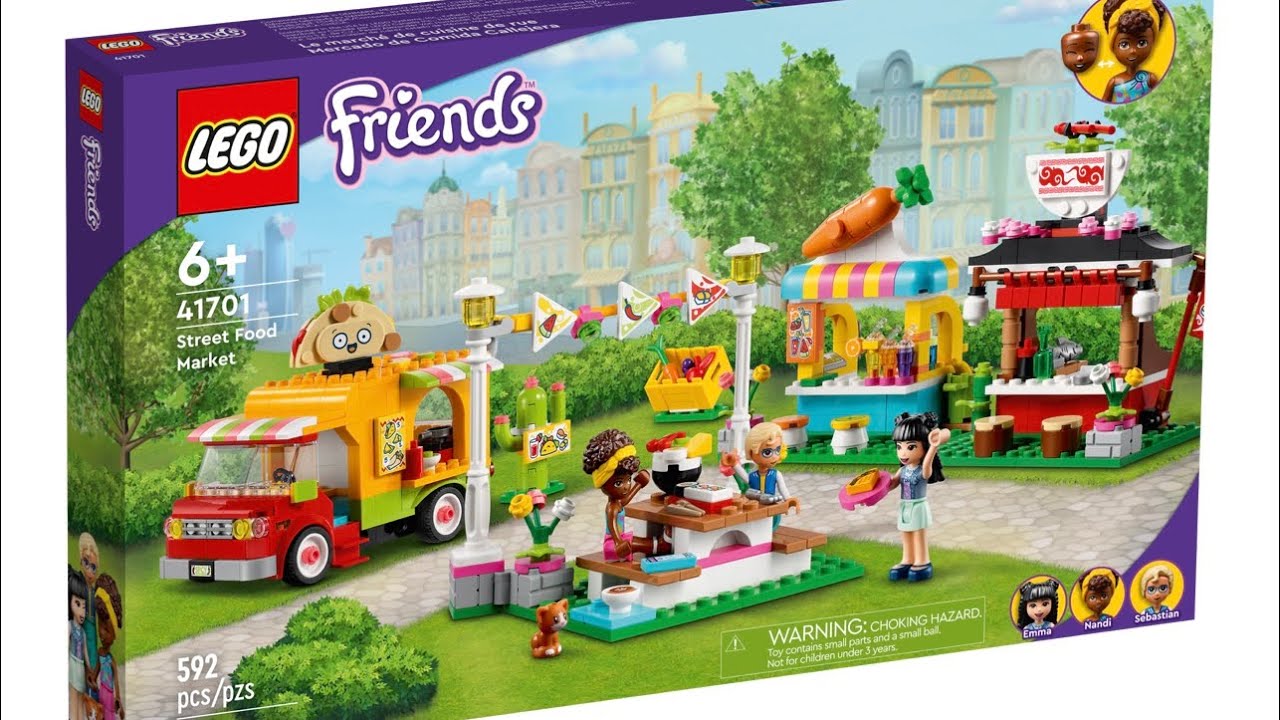 Lego Friends Street Food Market (41701) Build
