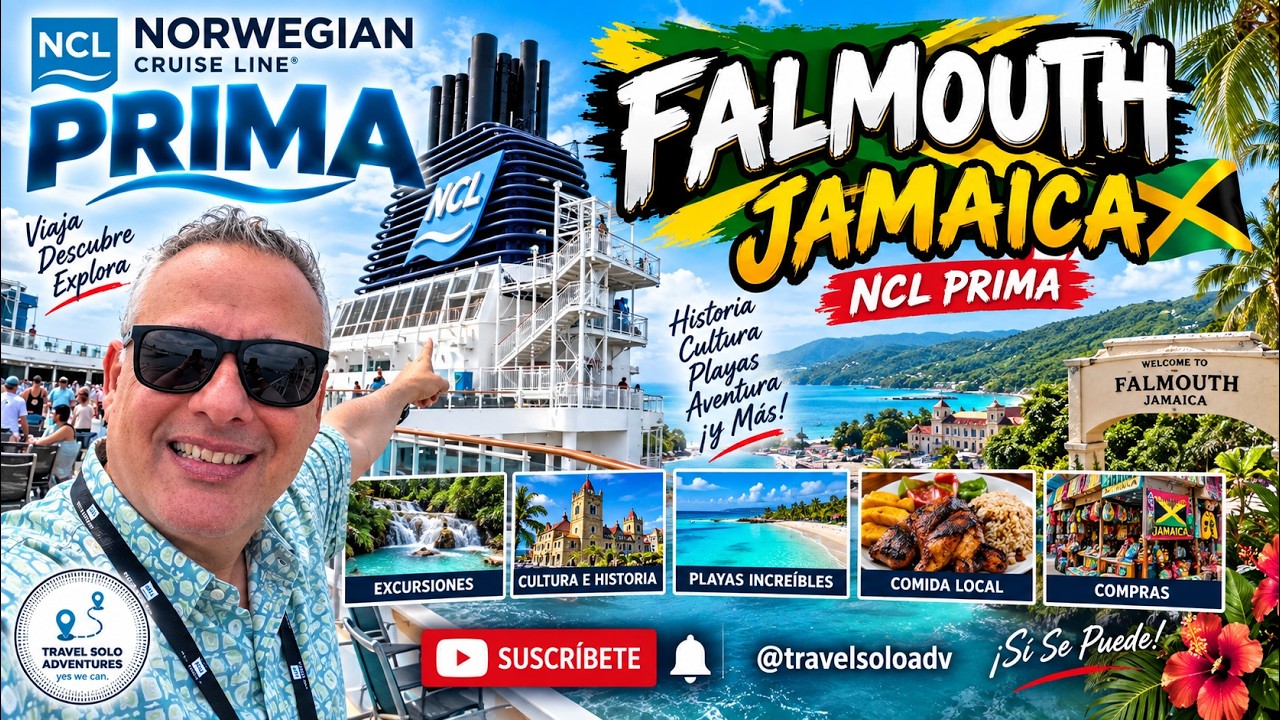 🚢🇯🇲 NORWEGIAN PRIMA EN JAMAICA | ¡Explorando Falmouth! Muy interesante Mercado Local.