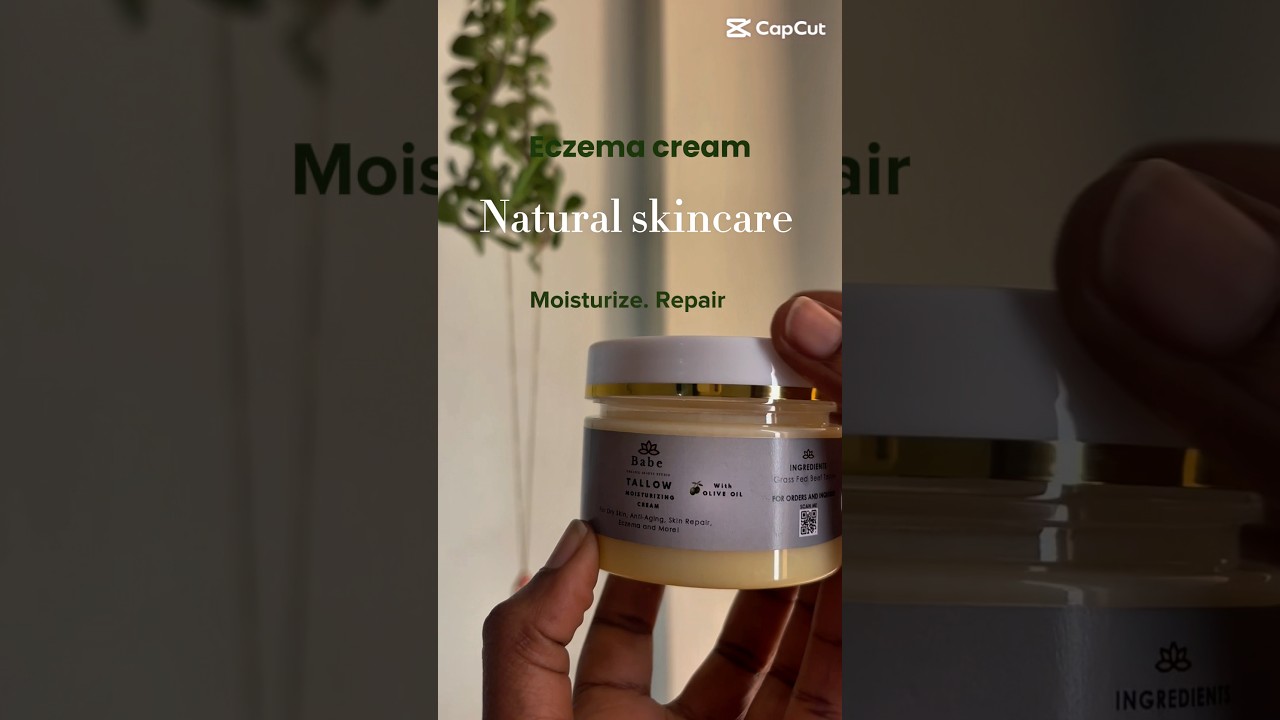 Beef Tallow Cream ( For Normal, Sensitive Skin, Eczema And Psoriasis)