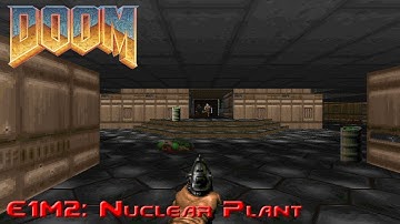 DOOM - E1M2: Nuclear Plant - Full Playthrough (PC)