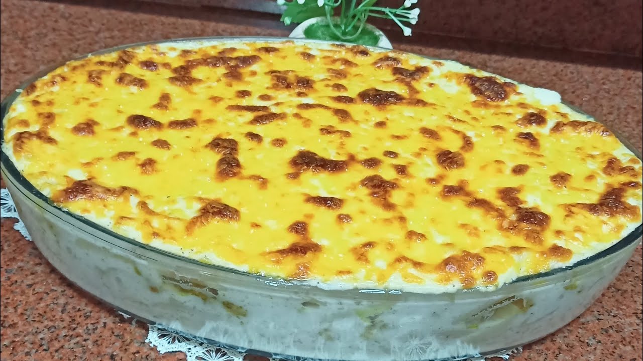 مكرونه بالبشاميل بالفراخ جوسى خطييرة 😋😋😋بخطوات سهله جدا 