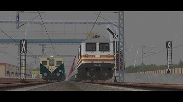 MSTS Indian Railways 2 :  Chennai Rajdhani Express Starts its journey from Chennai