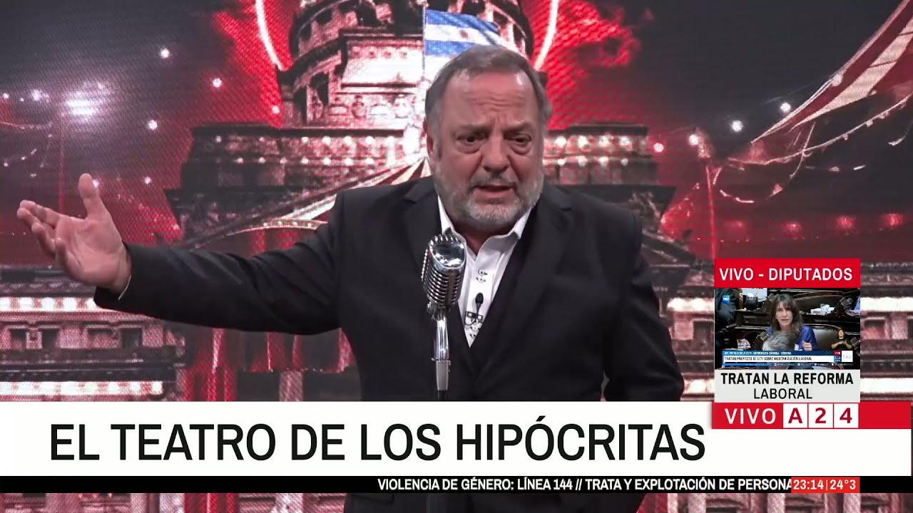 🎙 "EL TEATRO DE LOS HIPÓCRITAS": EL EDITORIAL DE BABY ETCHECOPAR