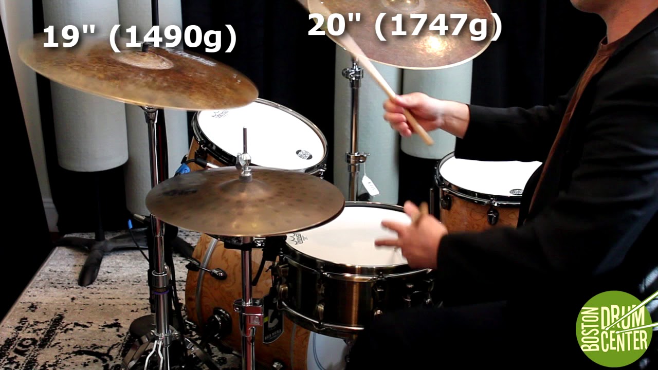 Bosphorus Master Vintage 19" & 20" Rides with Rivets YouTube