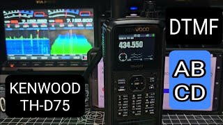 KENWOOD D75 - DTMF , A,B,C,D