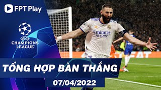 Tổng Hợp Bàn Thắng Vòng Tứ Kết Uefa Champions League Lượt Trận Ngày  07/04/2022 | Đẳng Cấp Benzema - Youtube