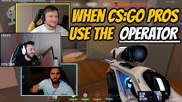 When CS:GO Pros Use The OPERATOR IN VALORANT | ft. s1mple, GeT_RiGhT, kennyS, tarik