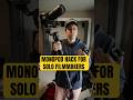 MONOPOD HACK for Solo Filmmakers!
