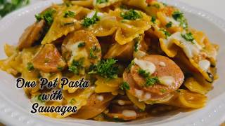 This Italian Sausage Bow tie Pasta is easy and packed with flavor!