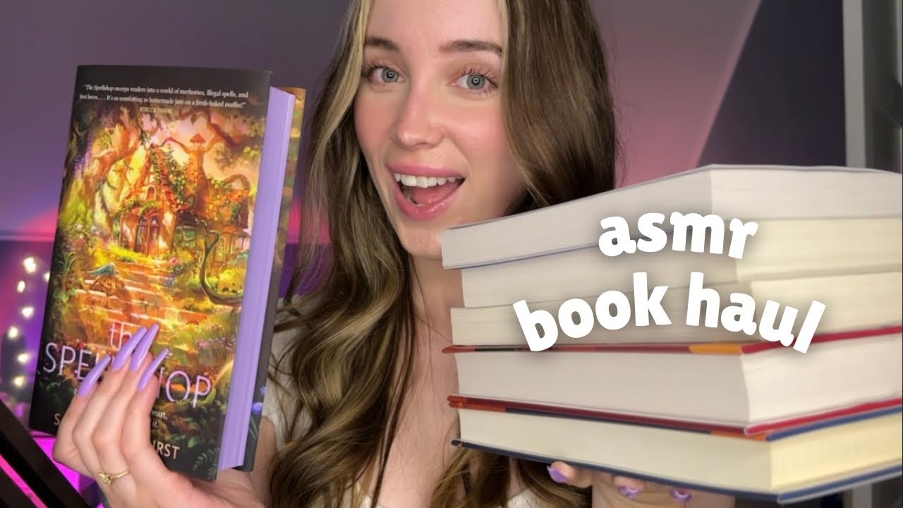 ASMR Tingly Book Haul! 📚 (lots of fantasy!)