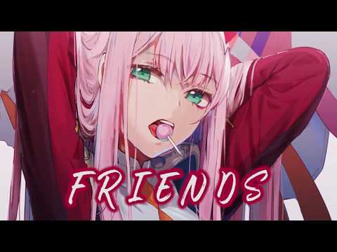 【Nightcore】→ FRIENDS  || Lyrics