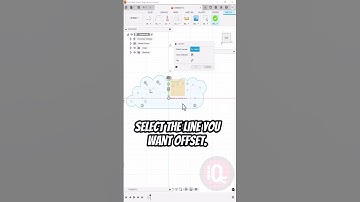 Fusion 360: Offset #3dprinting #fusion360tutorial #fusion360