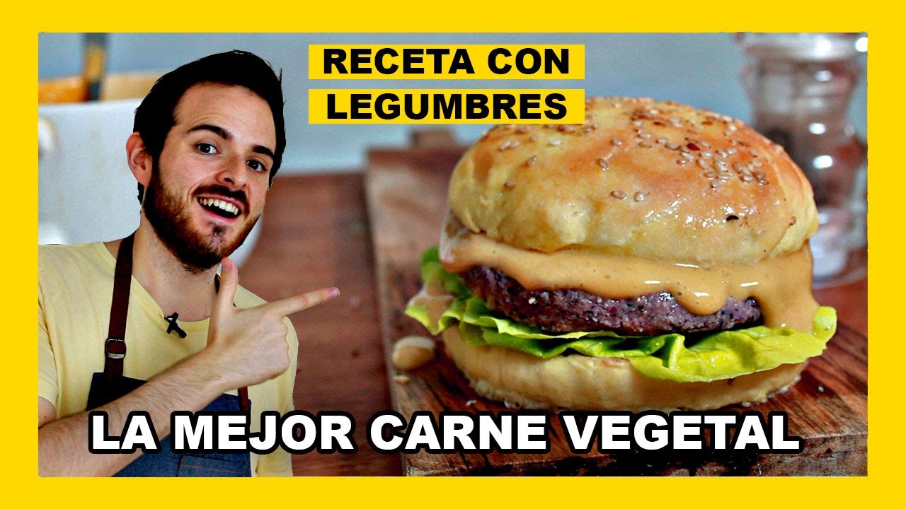 🔶RECETA de las MEJORES hamburguesas veganas (NO se desarman)