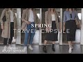 Spring travel capsule | Minimalist packing