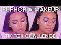 EUPHORIA INSPIRED MAKEUP!! | TIK TOK EUPHORIA CHALLENGE?! | jazminekiah