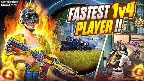 Fastest 1v4 Player [Casper official ]Intense Solo vs Squad Conqueror lobby Gameplay& Clutches | BGMI