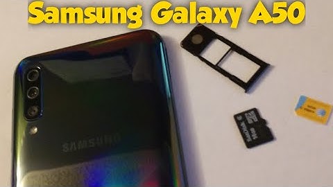 Samsung Galaxy a50 SIM Card & Micro SD How to Insert or Remove