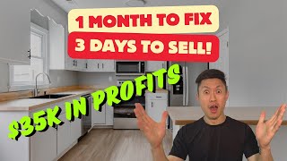 How I fix and flip this Townhouse in 1 Month and took 3 days to sell